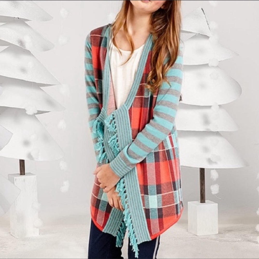 NWT Matilda Jane Steadfast Fringe Cardigan Sweater